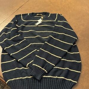 Loro Piana Girocollo Capri Navy men’s sweater -NWT
